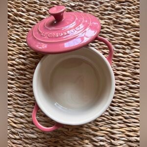 Le Creuset Stoneware Mini Round 8oz Cocotte (Special Edition Pink!)